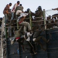 Melilla eksklava meja med Španijo in Marokom