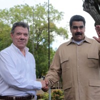 nicolas maduro, Juan Manuel Santos