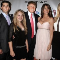 Donald Trump Melania z družino