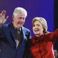 Bill in Hillary Clinton