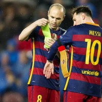 messi iniesta