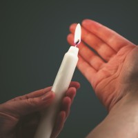molitev, roke, sveča