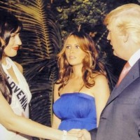 Donald Trump, Melania Trump in Nataša Pinoza