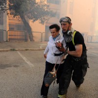 gozdni požar v Izraelu