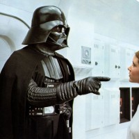 carrie fisher, darth vader
