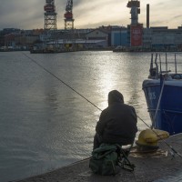 Ribič, ribarjenje, Helsinki