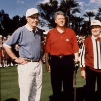 George Bush, Bill Clinton, Bob Hope, Gerald Ford