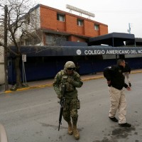 streljanje na srednji šoli v mehiškem mestu Monterrey, mehika, policija