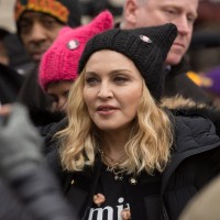 madonna protest trump washington