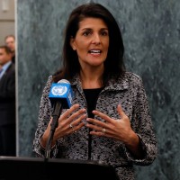 ameriška veleposlanica pri ZN, Nikki Haley