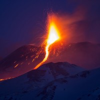 ognjenik vulkan etna