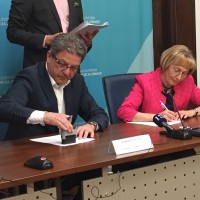 Vlada, Fides, Konrad Kuštrin, MIlojka Kolar Celarc, podpis sporazum in aneksa h kolektivni pogodbi