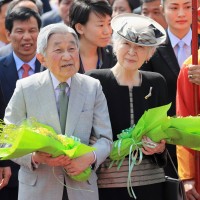 japonski akihito cesar in cesarica mičiko