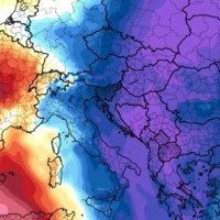 hladen zrak, vremenski model, meteorologija, Evropa