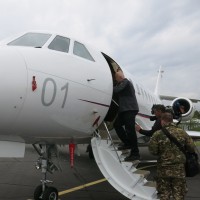 vladno letalo, falcon, slovenska vojska, Slovenija Transplant
