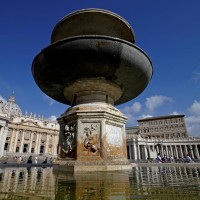 vatikan, fontana, trg vsetega petra
