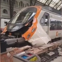 barcelona, vlak, zelezniska nesreca