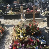 Zgornja Voličina, umor, Anton Ribič, pokopališče, grob