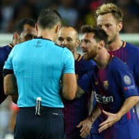 messi skomina barcelona