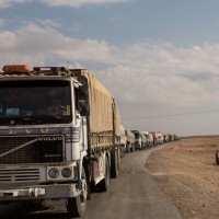 Islamska država, Raka, konvoj, tovornjak, Sirija