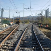 Izvlečni tir, železniška proga Koper-Divača