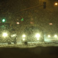 sneg, sneženje, zasneženo cestišče