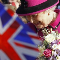 kraljica elizabeta, velika britanija, združeno kraljestvo, zastava