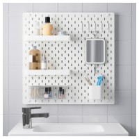 policka_Kombinirana panelna plosca z luknjicami Skadis, 36,99 EUR, Ikea