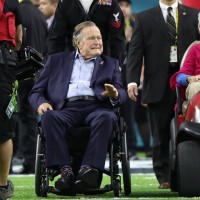 George H. W. Bush in Barbara Bush
