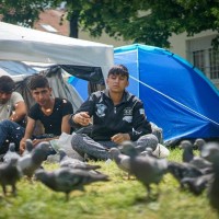 Migranti, begunci, begunski tabor Sarajevo