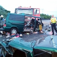 prometna nesreča, madžarska, minibus