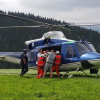 helikopter, reševanje, policijski helikopter