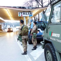 italijanska policija, meja, rožna dolina