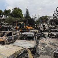 Grčija po požaru
