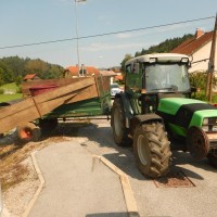 traktor, nesreča, trebnje