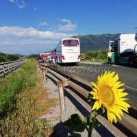 primorska avtocesta, prometna nesreča, Razdrto,  26. 7. 2018