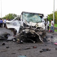 prometna nesreča, vietnam, minibus, svatje