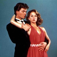 Patrick Swayze in Jennifer Grey