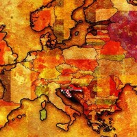hrvaška, evropa, zemljevid
