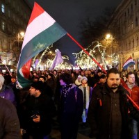 protest, budimpešta,