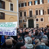 rim, protesti, italija,
