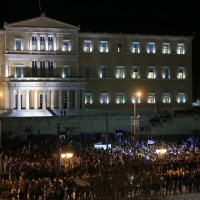 grški parlament, protesti