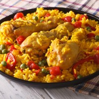 LEv Paella s piščancem