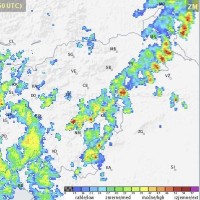 radarska slika padavin, 28.5.2019
