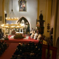 Božična polnočna sveta maša v stolni cerkvi svetega Nikolaja v Murski Soboti