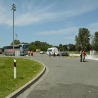Hrvaška, avtocesta A3 Novska - Okučani, počivališče, nesreča