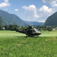 helikopter, bohinjsko jezero