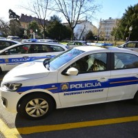 hrvaška policija, policijski avto