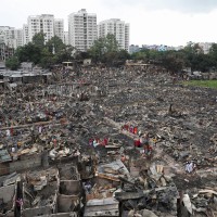 požar, slum, barakarsko naselje, bangladeš, daka