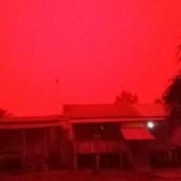 rdeče nebo, jambi, smog